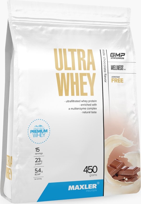

Протеин комплексный Maxler Ultra Whey (молочный шоколад, 450г)