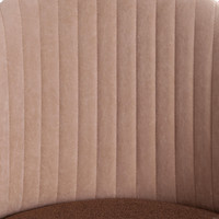 Кресло TetChair Melody (ткань/флок, коричневый/бежевый)