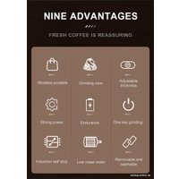 Электрическая кофемолка KLT KMDJ-2A