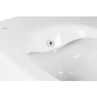 Унитаз подвесной Roxen Cube bidet в комплекте с инсталляцией StounFix Dual Fresh 6 в 1 968439 (кнопка: сатин)