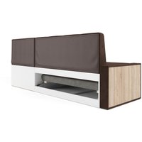 Угловой диван Мебель-АРС Таллин 191x83x121 (велюр молочный шоколад НВ-178 13)