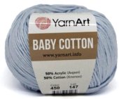 Baby Cotton 450 50 г 165 м (светло-голубой)