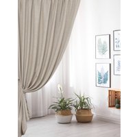 Комплект штор Soft Lines 6856-A2 (180x250, песочный)