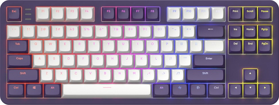 

Клавиатура Dark Project ALU87A Violet (g3ms Sapphire, нет кириллицы)