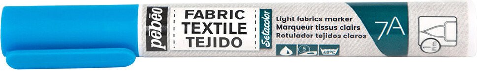 

Маркер художественный PEBEO 7A Light fabric 803407 (голубой)