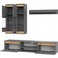 Горка НК-Мебель Bruno М18 71957708 (серый графит/дуб вотан) в Бресте