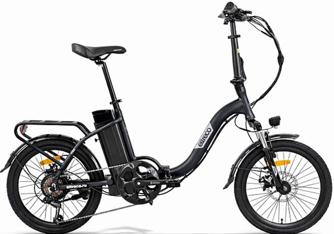 Электровелосипед Eltreco Flex (черный)