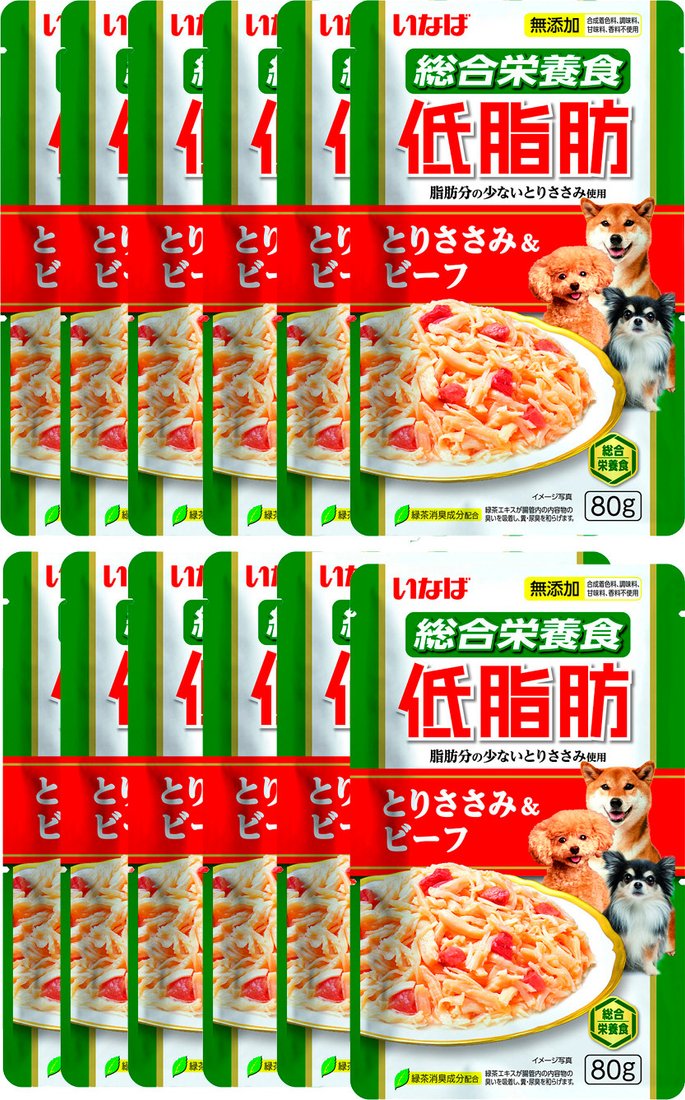 

Пресервы Inaba Тайшебо Куриное филе и говядина 12х80 г