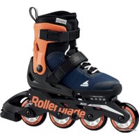 Роликовые коньки Rollerblade Microblade Combo (р. 28-32, темно-синий/оранжевый)