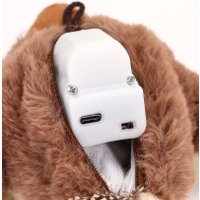 Игрушка для кошек Sima-Land Воробей 10915864 (коричневый)