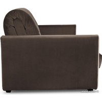 Диван Трия Лего Т1 160х200 (велюр, Galaxy 04 темно-коричневый)