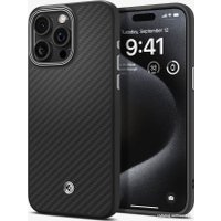 Чехол для телефона Spigen Enzo Aramid для iPhone 15 Pro Max ACS07044 (черный)
