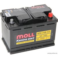 Автомобильный аккумулятор MOLL Kamina start 574 012 068 (74 А·ч)