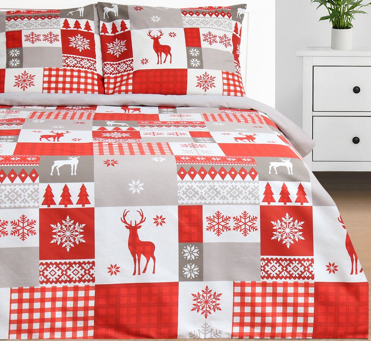 

Постельное белье Этель New Year's Patchwork Евро 9823657