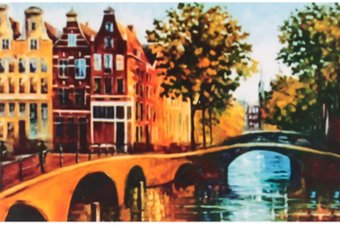 Алмазная мозаика  Darvish Уютный Амстердам DV-9516-11