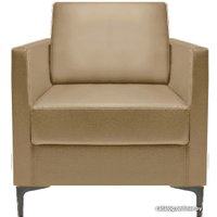 Интерьерное кресло Brioli Ганс (экокожа, L4 кремовый)