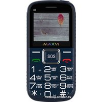 Кнопочный телефон Maxvi B5 (синий)