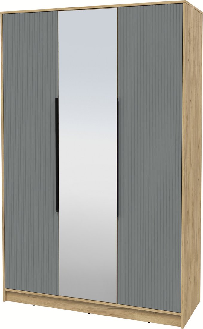 

Шкаф распашной Интерлиния Концепт Лайн КТ-Ш3з (дуб золотой/серый)