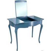 Туалетный столик с зеркалом ГрандМодерн Неоклассика 85.5x50x75 (синий)