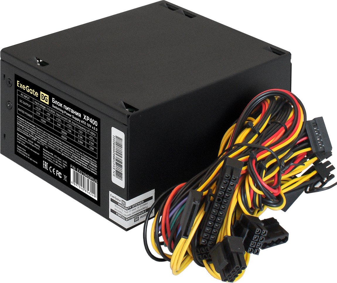 

Блок питания ExeGate XP400 EX219459RUS-PC