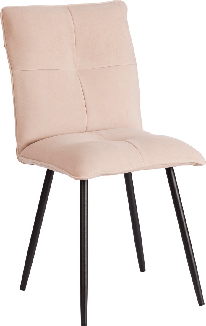 

Стул TetChair Sweet LT флок (бежевый/черный)