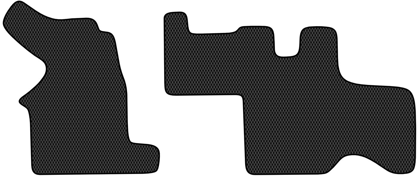 

Комплект ковриков для авто Alicosta Volkswagen Multivan IV (минивэн / T4) 1990 - 2003 (черный, ромб)