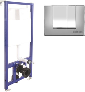 Инсталляция для унитаза Berges Wasserhaus Novum 525 S2 040000+040042