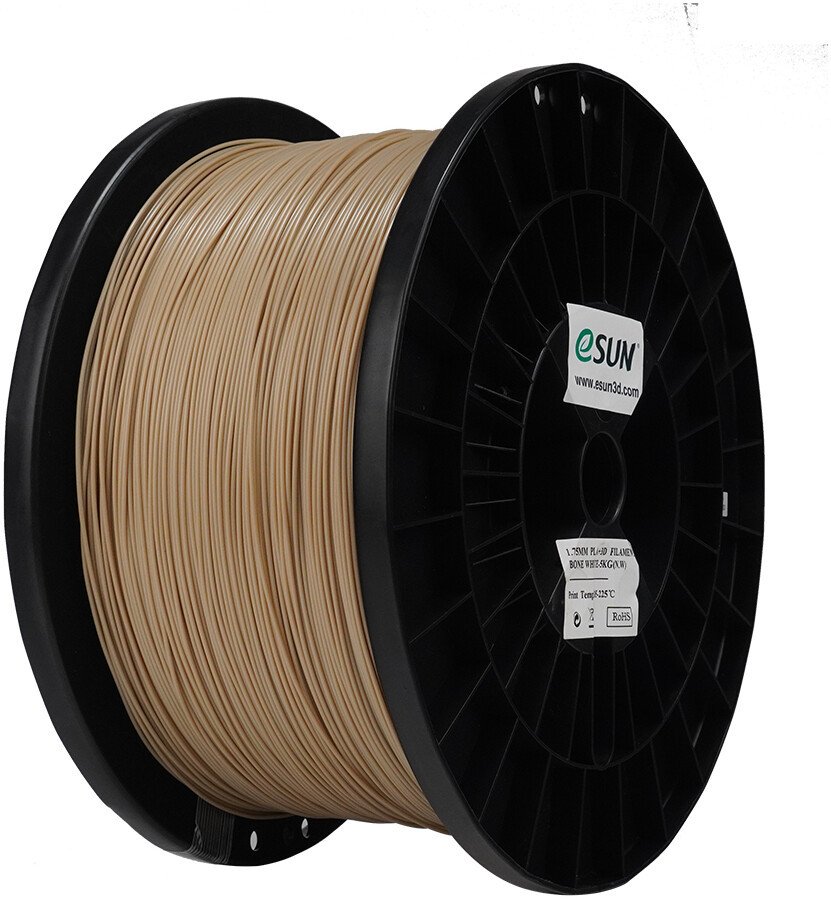 Филамент eSUN PLA+ PLA+175O-BW5B1 (1.75 мм, 5 кг, белая кость)