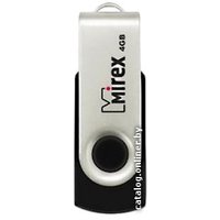 USB Flash Mirex Color Blade Swivel Rubber 2.0 4GB 13600-FMURUS04