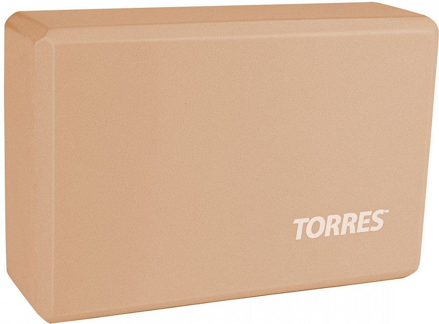 

Блок для йоги Torres YL8005P (пудровый)