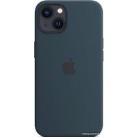 Чехол для телефона Apple MagSafe Silicone Case для iPhone 13 (синий омут)