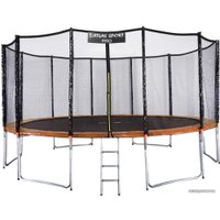 Батут Atlas Sport 490 см - 16ft Pro (оранжевый)