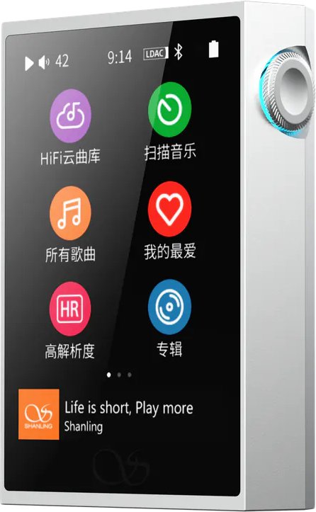 

Hi-Fi плеер Shanling M1 Plus (серебристый)