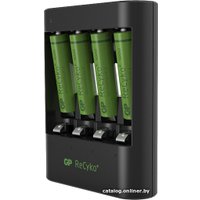 Аккумуляторы + зарядное GP USB Rapid Charger U421 + 4x2700mAh U421270WA22GSFE-2GBEA4