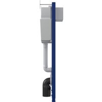 Унитаз подвесной Berges Wasserhaus Tornas Rimless + Atom 410 АТ-043329 (с кнопкой Atom Line Soft Touch черный)