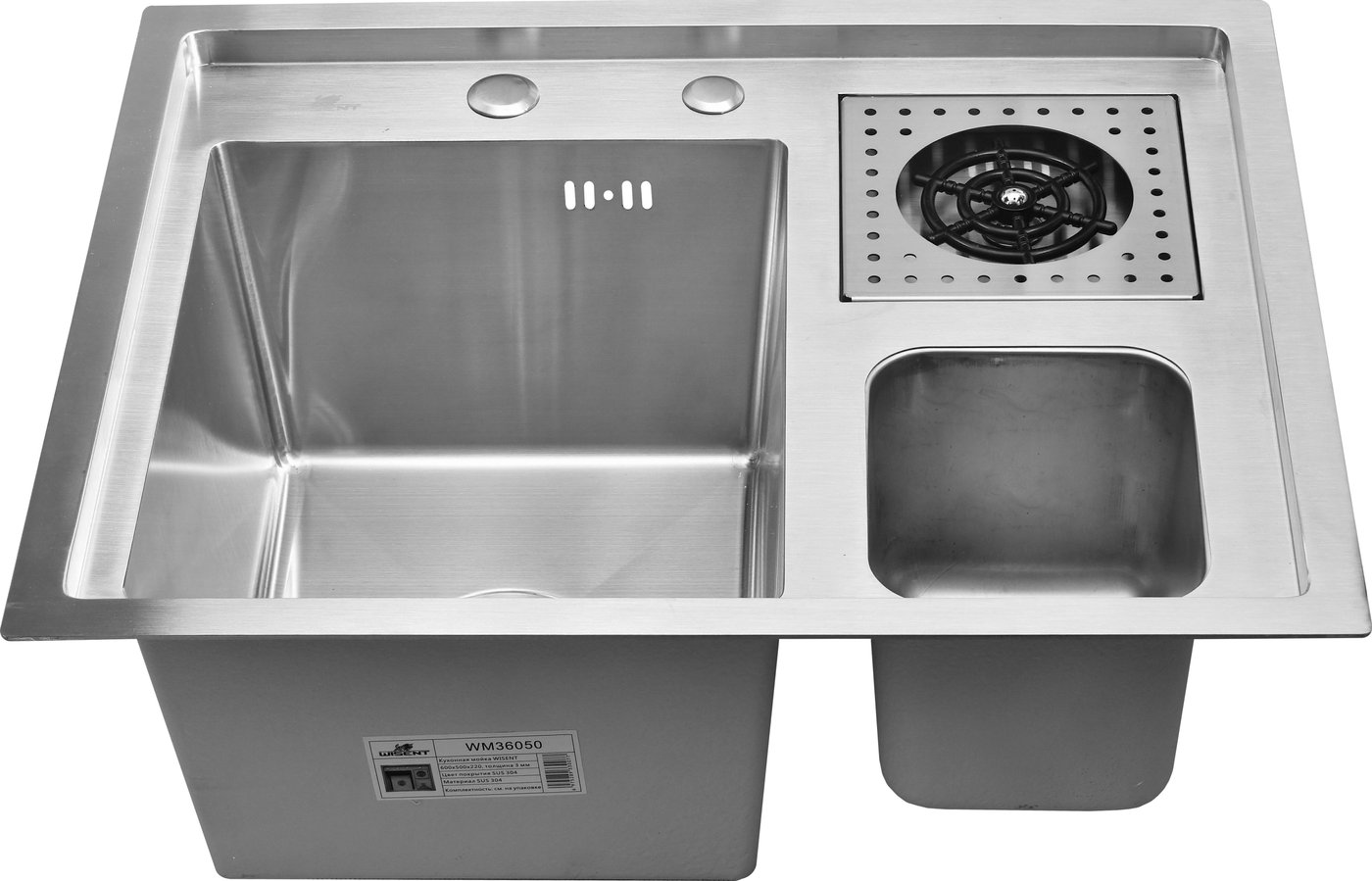 

Кухонная мойка Wisent WM36050+WW405A