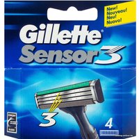 Сменные кассеты для бритья Gillette Sensor3 (4 шт)