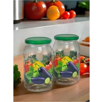 Набор контейнеров Promsiz Овощи с крышкой Р22б.77.6.900/ДКО (900мл, 6шт)