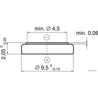 Батарейка Renata 371