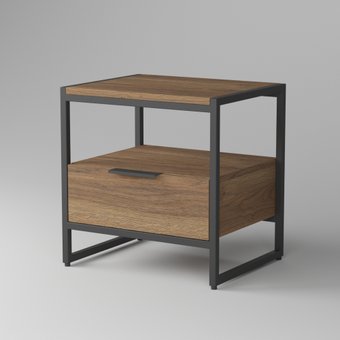 Тумба Дабер 002 ТП2.0.2.15 (черный/орех пацифик табак)