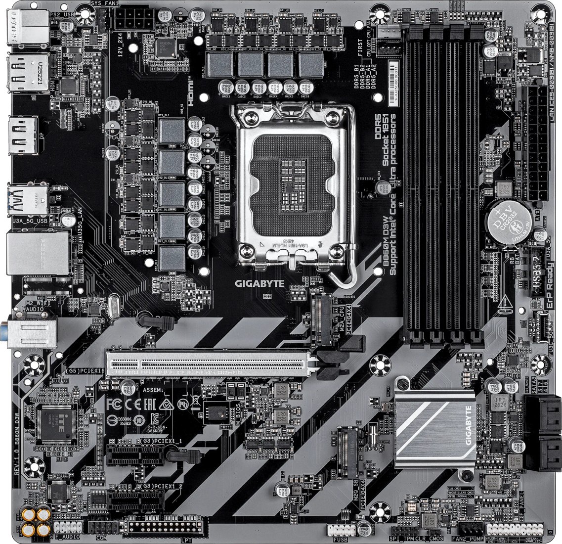 Материнская плата Gigabyte B860M D3W