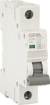 

Выключатель автоматический GEYA GYM8-1P-25C 1P 25A C 45kA 1M GYM81P25C_0