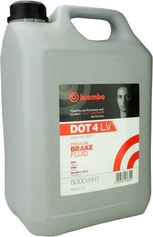 Тормозная жидкость Brembo DOT 4 Low Viscosity 5л (металлическая канистра)