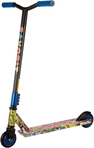 Трюковый самокат Favorit 300BPR-BL