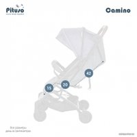 Коляска прогулочная «книга» Pituso Camino (черный/слива)