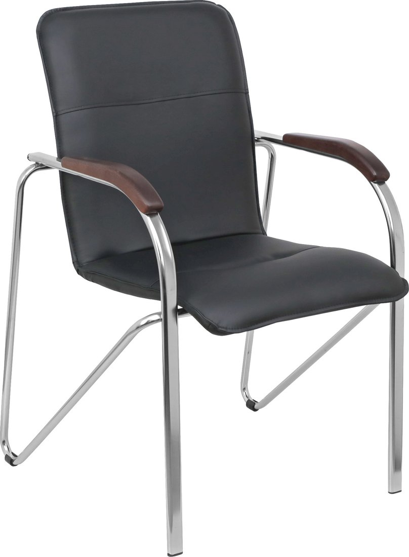 

Офисный стул AksHome Samba Aks-1 Pegasso (черный/подлокотники дерево темное)