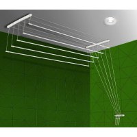 Сушилка для белья Ledeme Потолочная стальная 1.2 м (5 планок)