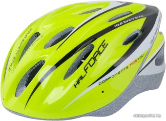 Cпортивный шлем Force Hal S/M (салатовый/черный)