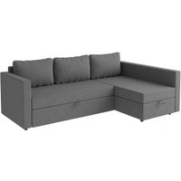 Угловой диван Mio Tesoro Тилаус длинный подлокотник (Grey)