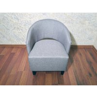 Интерьерное кресло Mio Tesoro Мажор-2 (Lux 05 светло-серый)